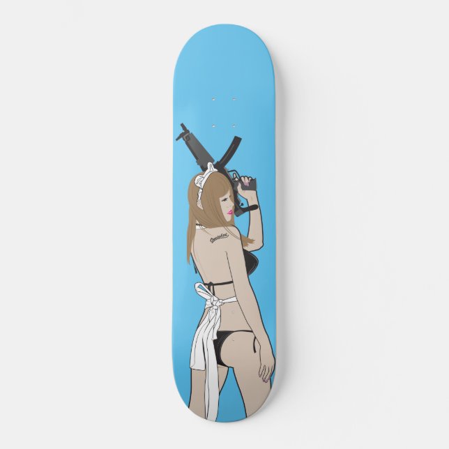 She's got a gun skateboard (Vorderseite)