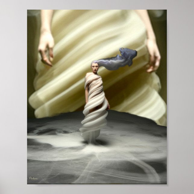 She's Made of Cream Poster Print Wall Art (Vorne)