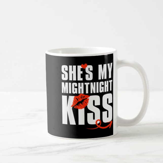 She's My Midnight Kiss Happy New Year Matching Fun Kaffeetasse (Rechts)