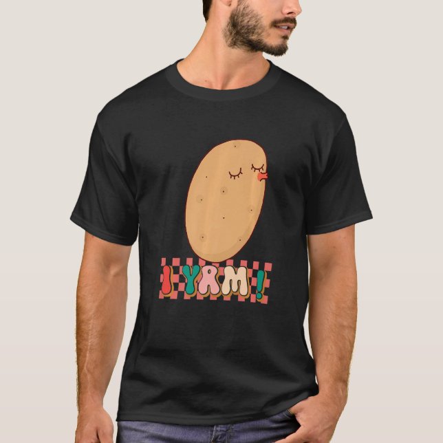 She's My Sweet Potato I Yam  Matching Couples Groo T-Shirt (Vorderseite)