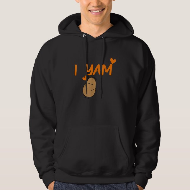 She's My Sweet Potato I Yam Set Couples Thanksgivi Hoodie (Vorderseite)