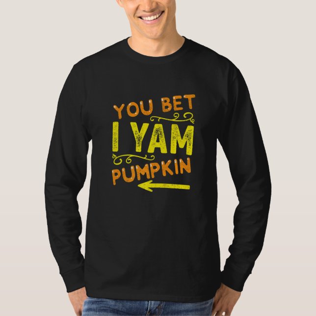 She's My Sweet Potato  You Bet I Yam Couple's Than T-Shirt (Vorderseite)
