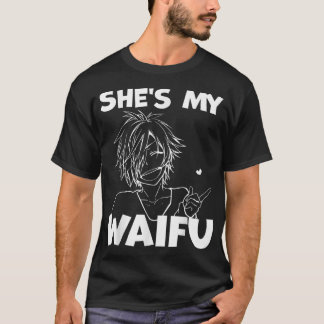 She's My Waifu Funny Anime Matching Pärchen Boyfri T-Shirt