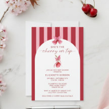 She's the Cherry on Top Baby Shower Coquette