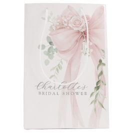 She's tying a knot Bow Bridal Shower Mittlere Geschenktüte