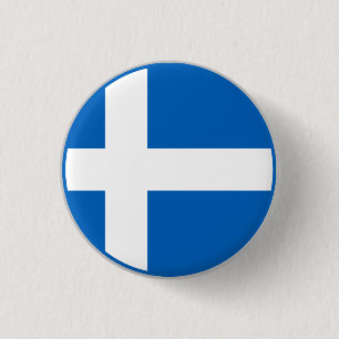 Shetland-Flagge Button