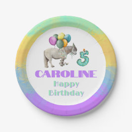 Shetland Horse Birthday Party Balloons Pappteller