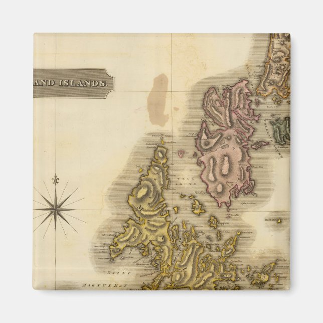 Shetland-Inseln Magnet (Vorne)