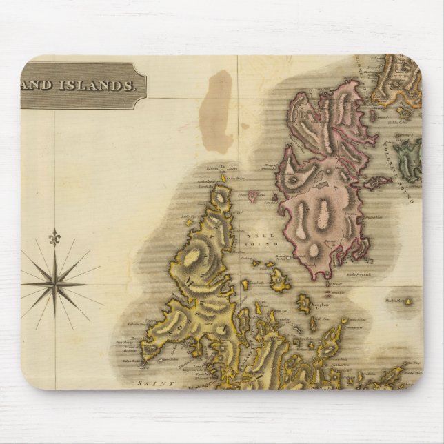 Shetland-Inseln Mousepad (Vorne)