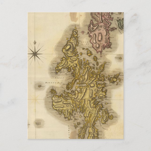 Shetland-Inseln Postkarte (Vorderseite)