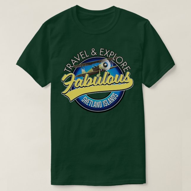 Shetland-Inseln T-Shirt (Design vorne)