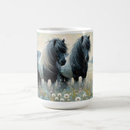 Shetland Pony (Coffee Tasse No2) Set von sechs She