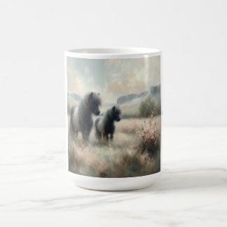 "Shetland Pony" (Nr. 2 eines Set) Kaffee-Tasse Kaffeetasse