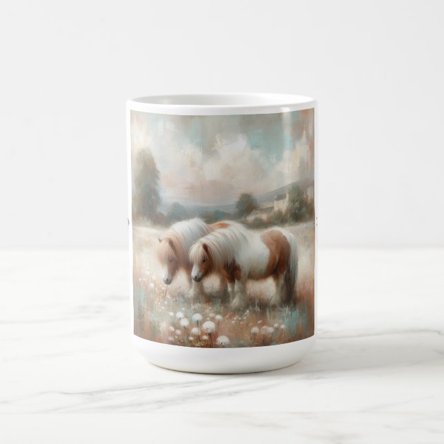 "Shetland Pony" (Nr. 4 eines Set) Kaffee-Tasse Kaffeetasse (Mittel)