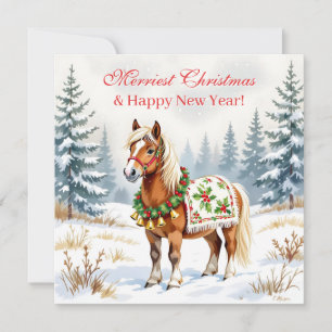 Shetland Pony Personalisiert Weihnachten