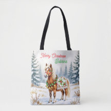 Shetland Pony und Holly Christmas Personalisiert