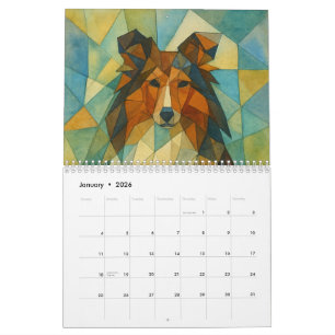 Shetland-Schäferhund Kalender