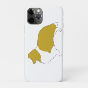 Shetland-Schäferhund Sable und Weiße Silhouette Case-Mate iPhone Hülle