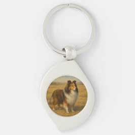 Shetland-Schäferhund Schlüsselanhänger