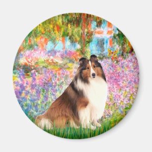 Shetland Sheepdog 7 - Garten Magnet