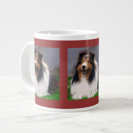 Shetland Sheepdog Art Jumbo-Tasse