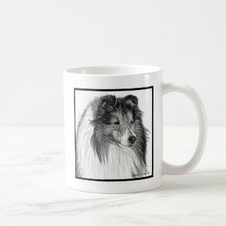Shetland Sheepdog Art von Glenda S. Harlan Kaffeetasse