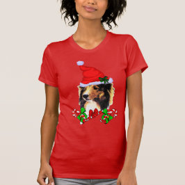 Shetland Sheepdog Christmas Merry T-Shirt