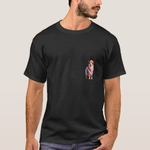Shetland Sheepdog Dog in Ihrem Pocket Weihnachtssp T-Shirt