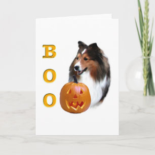 Shetland Sheepdog (Einmal) Boo Karte