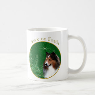 Shetland Sheepdog (Einmal) Peace Tasse