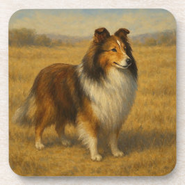 Shetland Sheepdog Getränkeuntersetzer