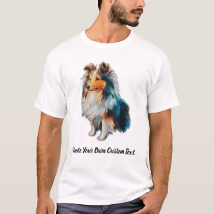 Shetland Sheepdog Hund Erstellen Sie Ihren Eigener T-Shirt