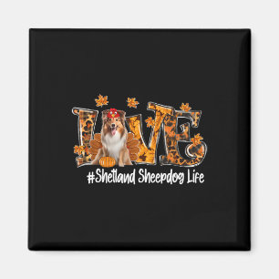 Shetland Sheepdog Hund Türkei Funny Erntedank Lo Magnet