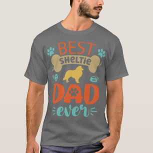Shetland Sheepdog Hund Vater T-Shirt