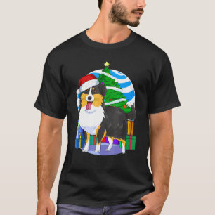 Shetland Sheepdog Hund Weihnachtsbaumdekor T-Shirt