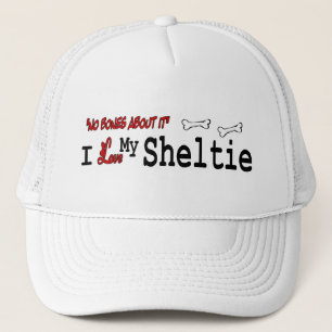 Shetland Sheepdog (I Liebe) Hut Truckerkappe