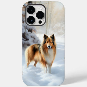 Shetland Sheepdog lässt es Weihnachten Case-Mate iPhone 14 Pro Max Hülle