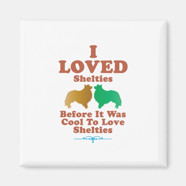 Shetland Sheepdog Magnet (Vorne)