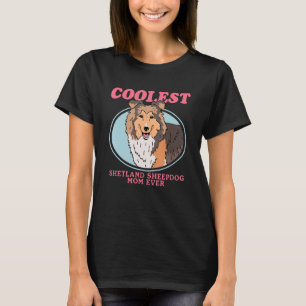 Shetland Sheepdog Mama Hundebesitzer Sheltie T-Shirt
