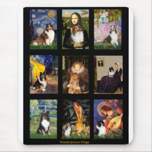 Shetland Sheepdog Meisterwerk Komposit Mousepad