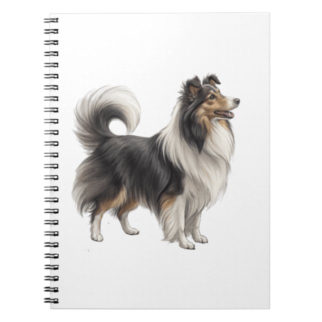 Shetland Sheepdog Notizblock (Vorderseite)