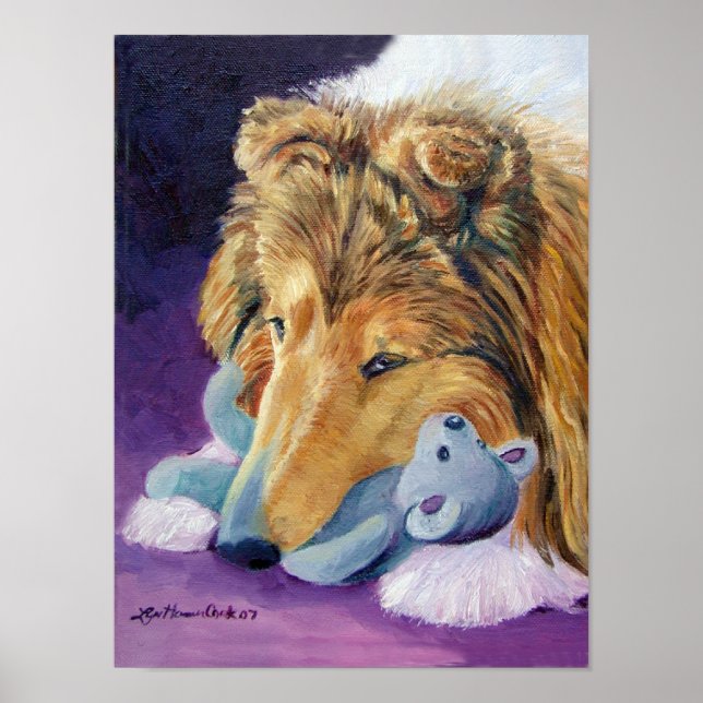 Shetland Sheepdog Print Poster (Vorne)