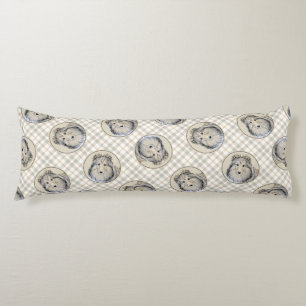 Shetland Sheepdog Puppy Painting Sheltie Dog Art Seitenschläferkissen