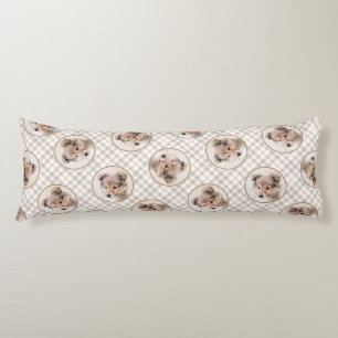 Shetland Sheepdog Puppy Painting Sheltie Dog Art Seitenschläferkissen