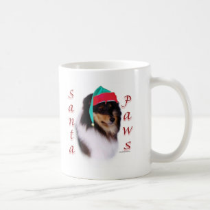 Shetland Sheepdog Santa Paws Tasse
