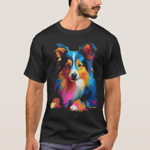 Shetland Sheepdog Shelti Welpe Best Dog Walking Pe T-Shirt