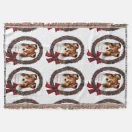 Shetland Sheepdog Sheltie Christmas Decke