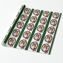 Shetland Sheepdog Sheltie Christmas Geschenkpapier