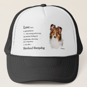 Shetland Sheepdog Sheltie Geschenke Truckerkappe