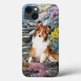 Shetland Sheepdog Sheltie Kunst Geschenke iPhone 13 Hülle